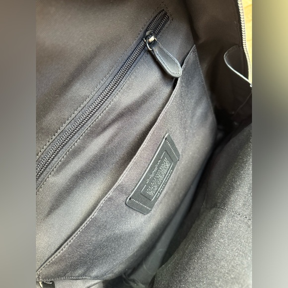 COACH Outlet Ethan Backpack | Black | Satin Nickel | Authentic | 12x17x5 - Picture 14 of 17